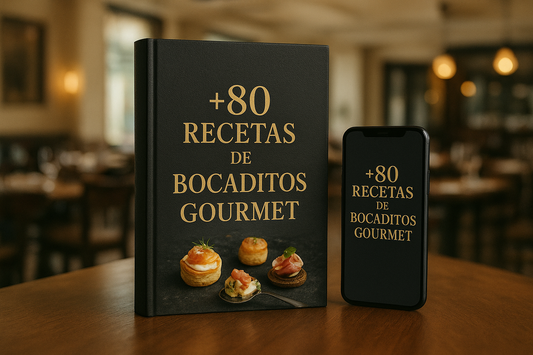Colección Libros Digitales Bocaditos Gourmet 14x1 🍽️🍢🍔